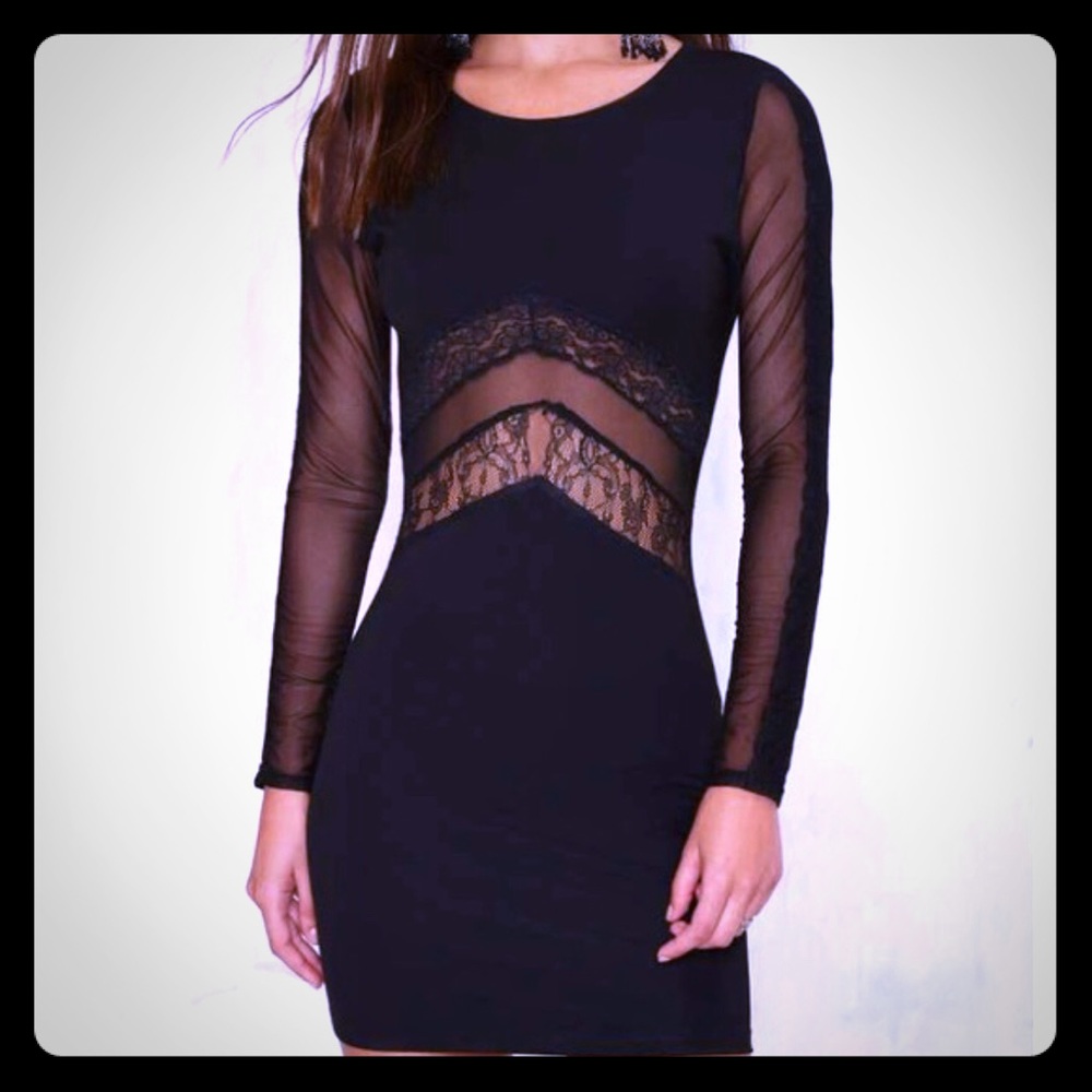 Nasty gal black dress